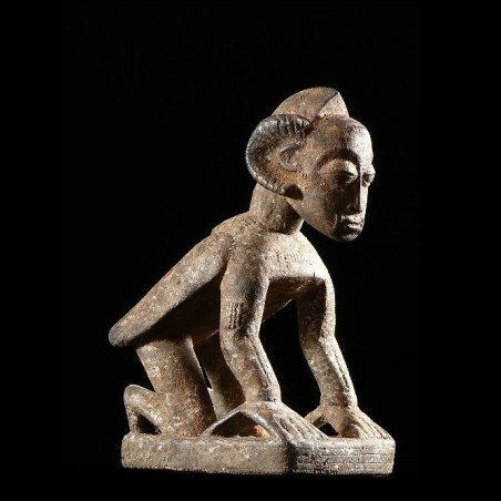 Statue anthropomorphe de devin - Baoule - Côte d'Ivoire