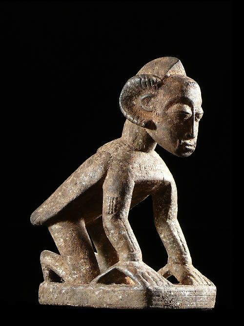 Statue anthropomorphe de devin - Baoule - Côte d'Ivoire