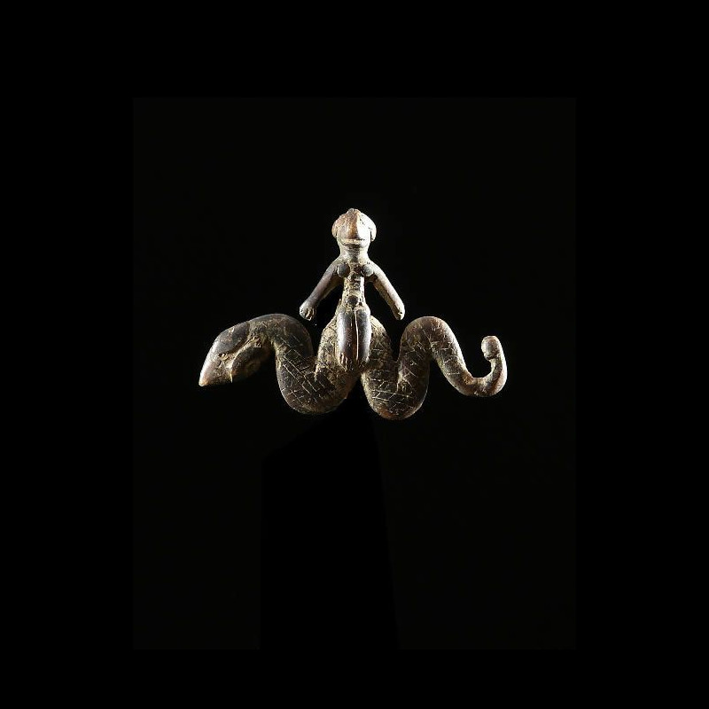 Pendentif Serpents et genie Debira - Gan - Burkina Faso