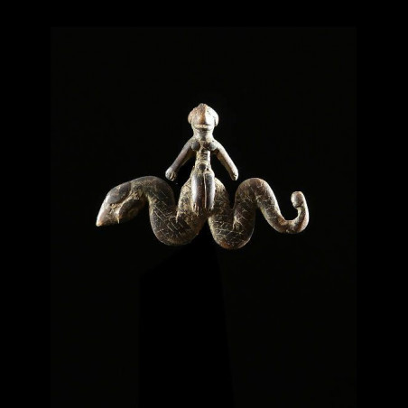 Pendentif Serpents et genie Debira - Gan - Burkina Faso