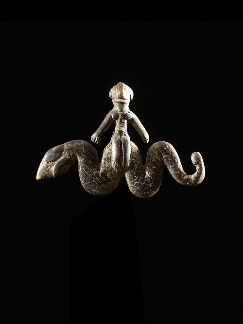 Pendentif Serpents et genie Debira - Gan - Burkina Faso
