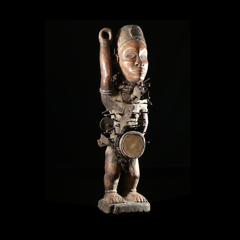 Fetiche Nkisi Nkonde - Kongo / Vili - RDC Zaire - Nkisi Nkonde