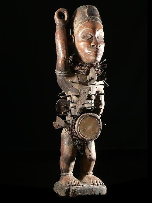 Fetiche Nkisi Nkonde - Kongo / Vili - RDC Zaire - Nkisi Nkonde