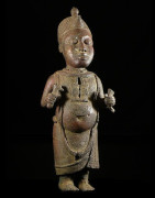 Statuette de Roi / Oni - Bini Edo - Benin - Bronzes du Benin