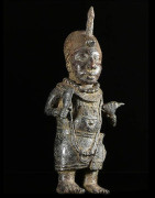 Statuette de roi - Bini Edo - Benin - Bronzes du Benin
