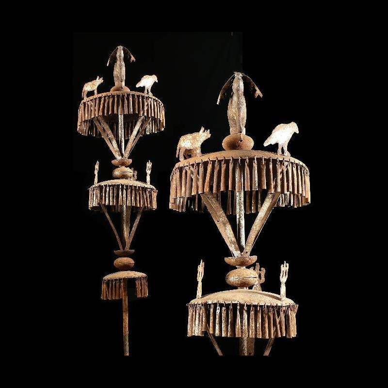 Autel portatif Asen en fer noir - Yoruba - Benin / Nigeria