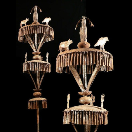 Autel portatif Asen en fer noir - Yoruba - Benin / Nigeria