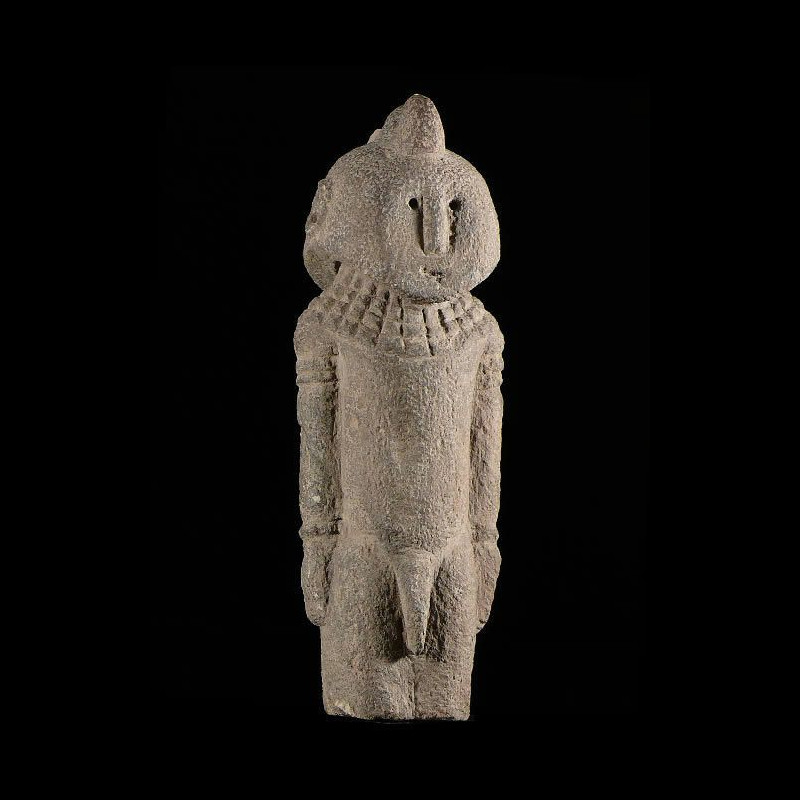 Stele funeraire en pierre - Bongo / Zande - Soudan