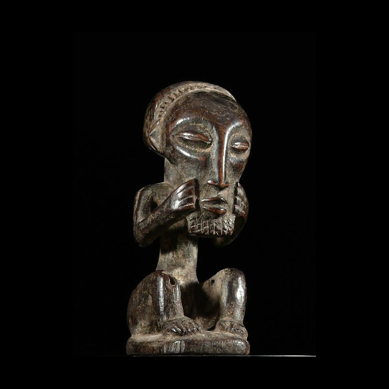 Statue cultuelle masculine - Kusu - RDC Zaire