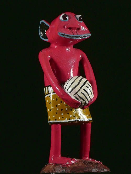 Sculpture Shetani Balle - George Lilanga - Makonde