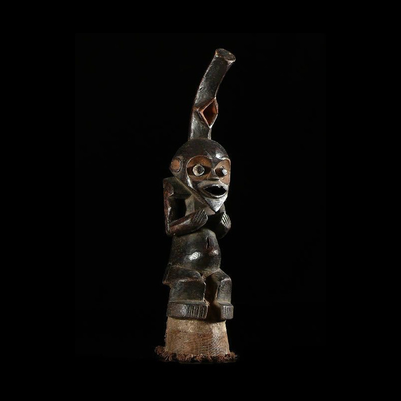 Trompe ou Olifant en bois - Mambila - Nigeria - Aerophones