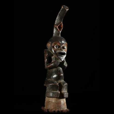 Trompe ou Olifant en bois - Mambila - Nigeria - Aerophones