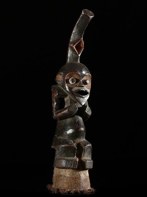 Trompe ou Olifant en bois - Mambila - Nigeria - Aerophones