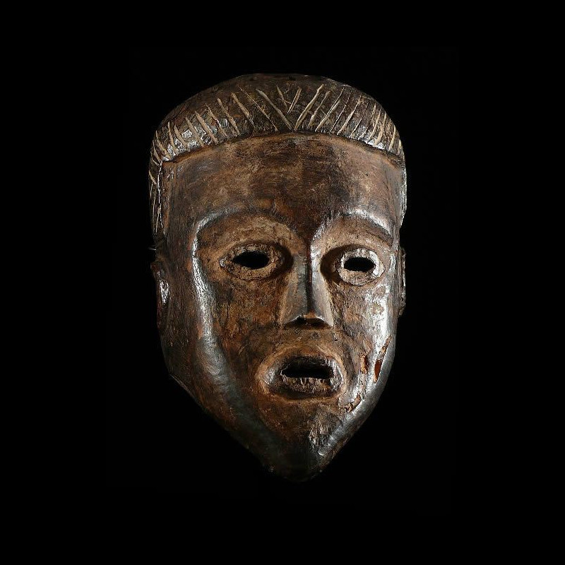 Masque anthropomorphe - Tabwa - RDC Zaire
