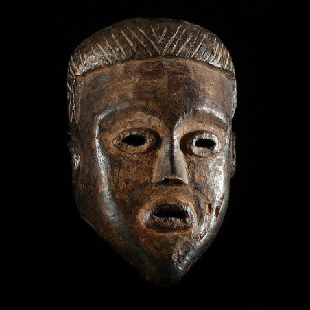 Masque anthropomorphe - Tabwa - RDC Zaire
