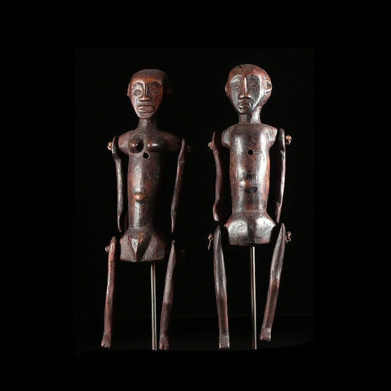 Couple de Marionnettes - Nyamwezi - Tanzanie