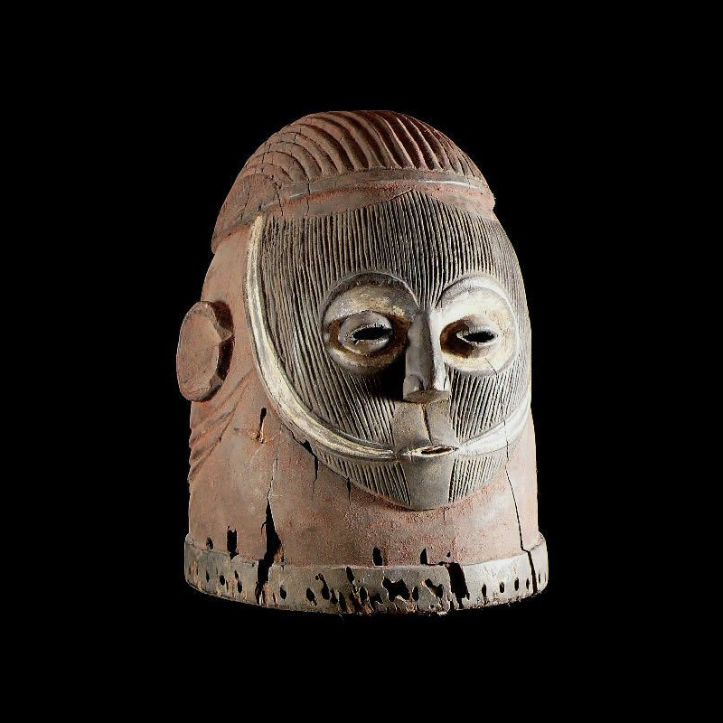 Masque casque Egu Ojuegu - Igala - Nigeria