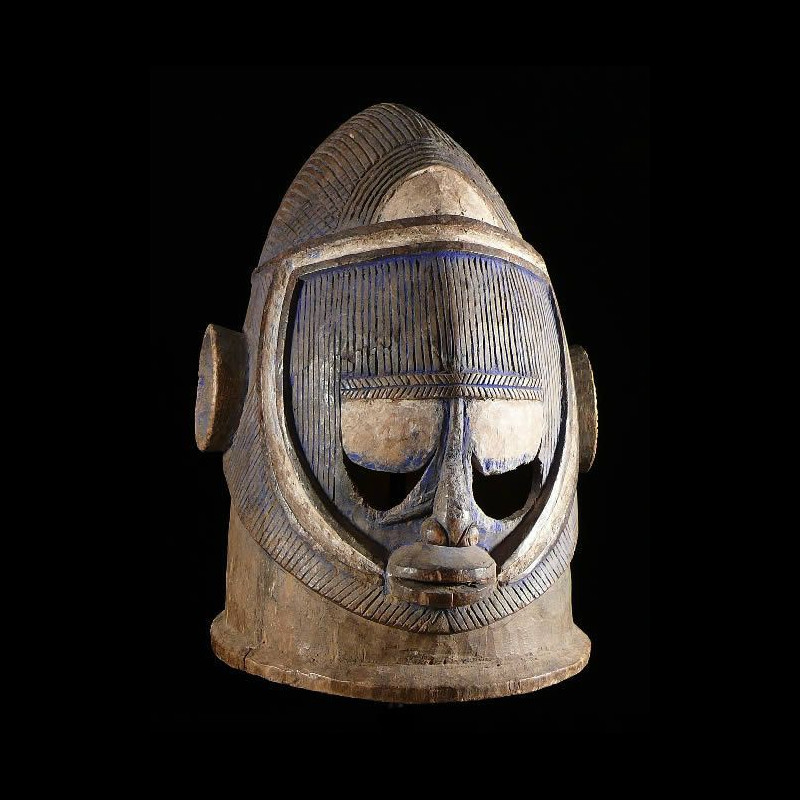 Masque casque Egu Ojuegu - Igala - Nigeria