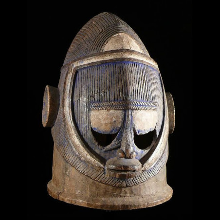Masque casque Egu Ojuegu - Igala - Nigeria