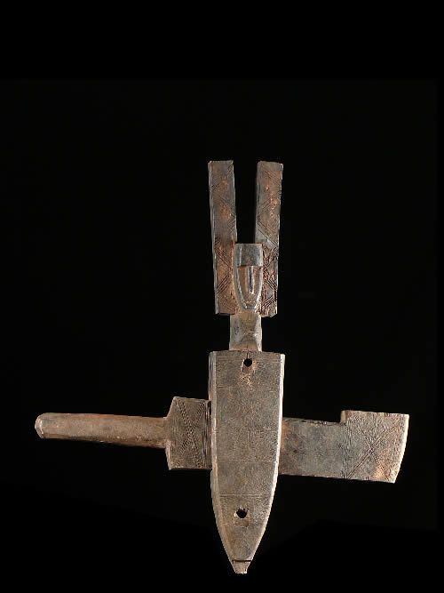 Serrure de porte ancienne - Bambara - Mali