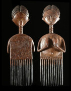 Peigne ancien en bois - Ashanti - Ghana - Coiffes africaines