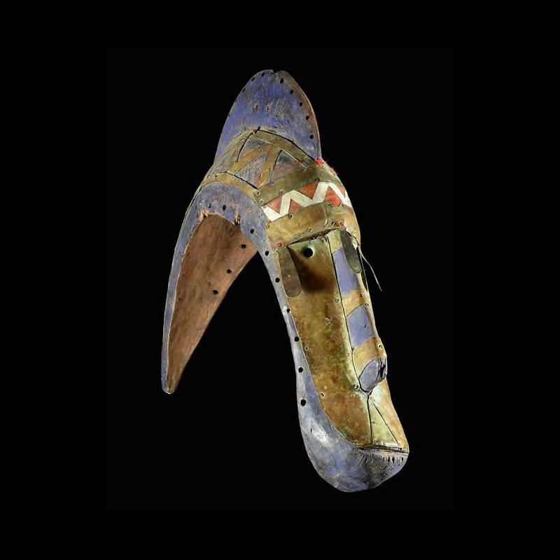 Masque Casque Polychrome - Bambara / Marka - Mali