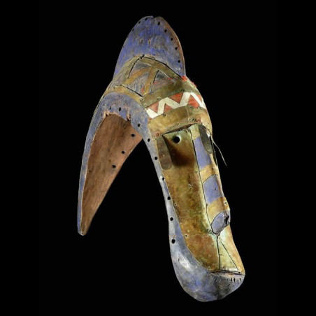 Masque Casque Polychrome - Bambara / Marka - Mali