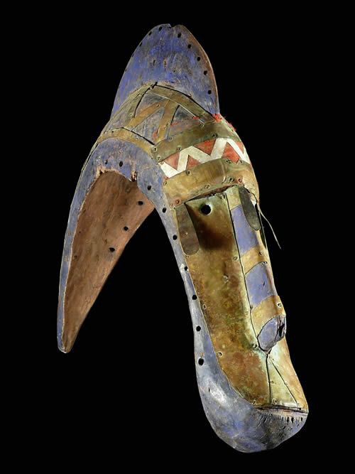 Masque Casque Polychrome - Bambara / Marka - Mali