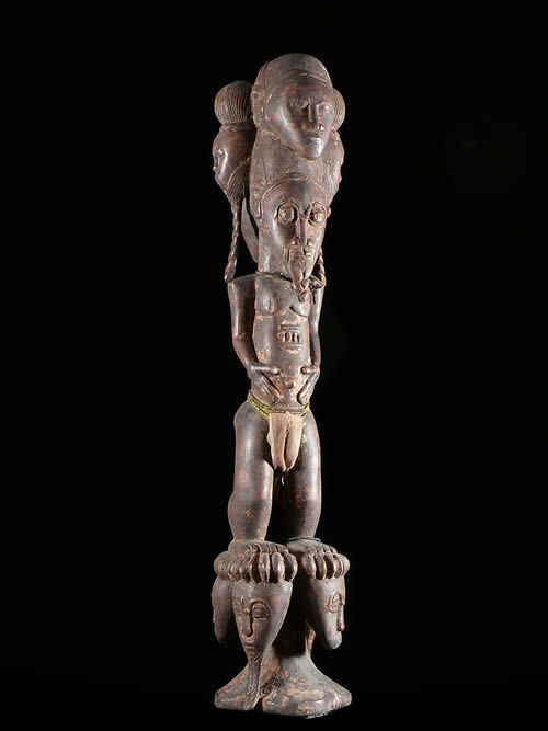 Statue autel ancetre royal - Blolo Bla - Baoule - Côte d'Ivoire
