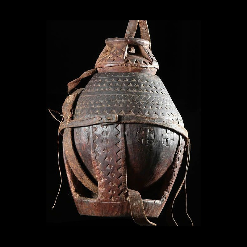 Pot a lait en bois - Borana - Ethiopie - Objets usuels