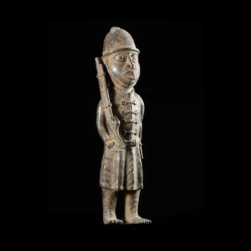 Mousquetaire Portuguais - Bini Edo - Benin - Bronzes du Benin