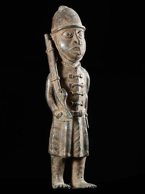 Mousquetaire Portuguais - Bini Edo - Benin - Bronzes du Benin