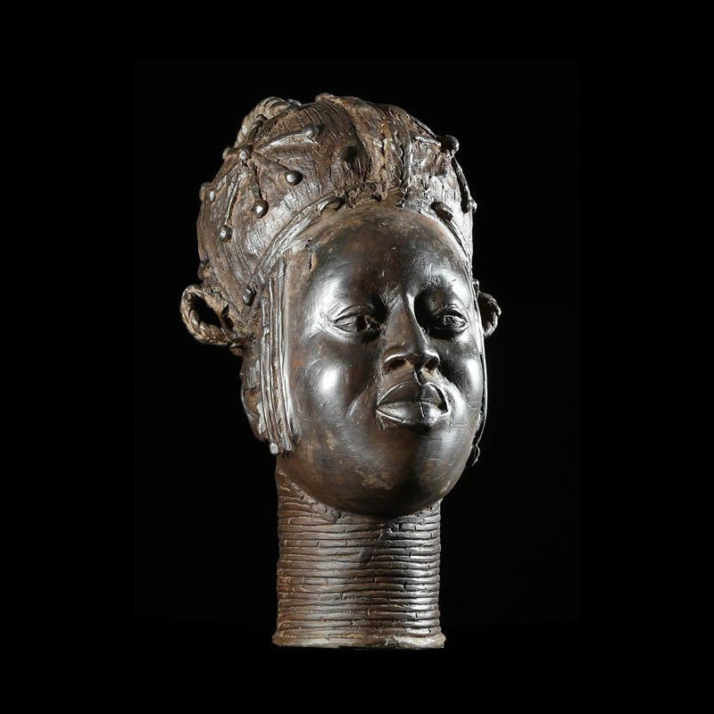 Tete de reine - Bini Edo - Benin - Bronzes du Benin