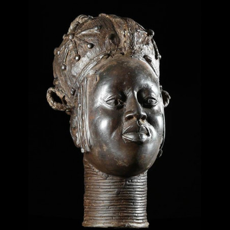 Tete de reine - Bini Edo - Benin - Bronzes du Benin