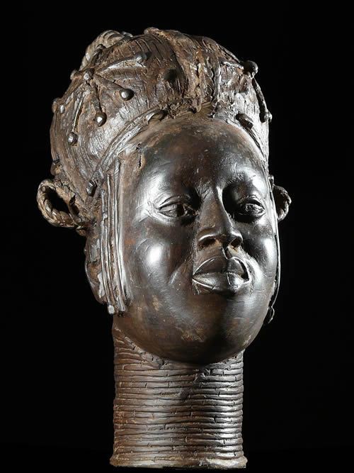Tete de reine - Bini Edo - Benin - Bronzes du Benin