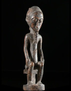 Statue masculine epoux mystique blolo bian - Baoule - Cote D'Ivoire