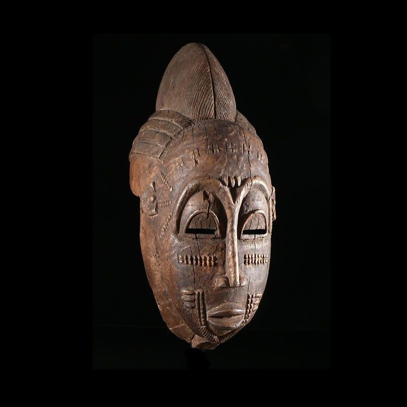 Masque Casque Kpan Goli - Baoule - Côte d'Ivoire - Masques africai