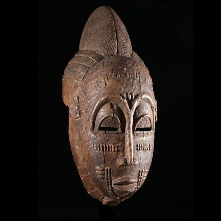 Masque Casque Kpan Goli - Baoule - Côte d'Ivoire - Masques africai