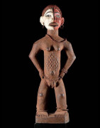 Statue cultuelle feminine - Ethnie Kongo / Lumbu - RDC Zaire