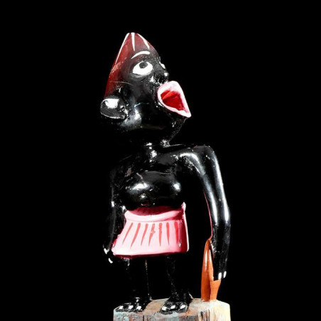 Mini Sculpture Shetani - George Lilanga - Makonde