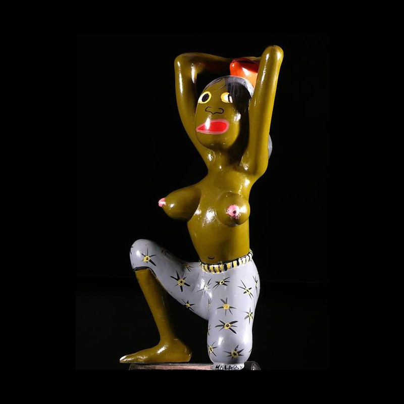 Sculpture Shetani Femme - Agostino Malaba - Makonde