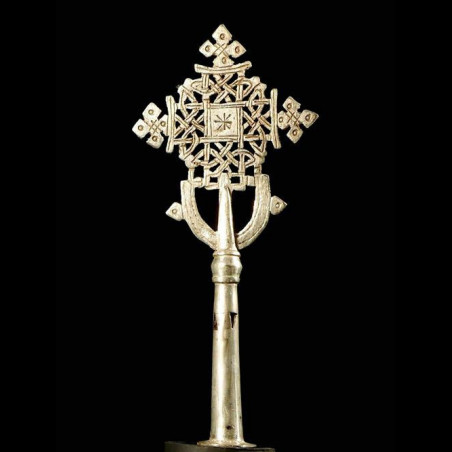 Croix processionnelle Copte Maskal 1 - Amahara - Ethiopie