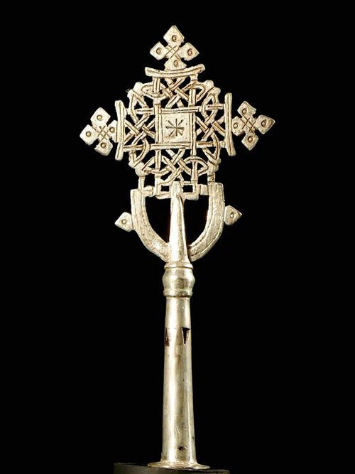 Croix processionnelle Copte Maskal 1 - Amahara - Ethiopie