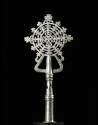 Croix processionnelle Copte Maskal - Amahara - Ethiopie