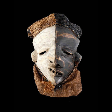 Masque Mpangu / Mbangu de maladie - Pende - RDC Zaire