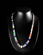 Collier perles chevron ou rosetta - Haoussa - Cameroun