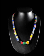 Collier perles chevron ou rosetta - Haoussa - Cameroun