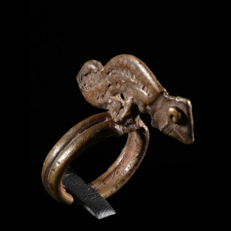 Bague amulette cameleon - Lobi - Burkina Faso