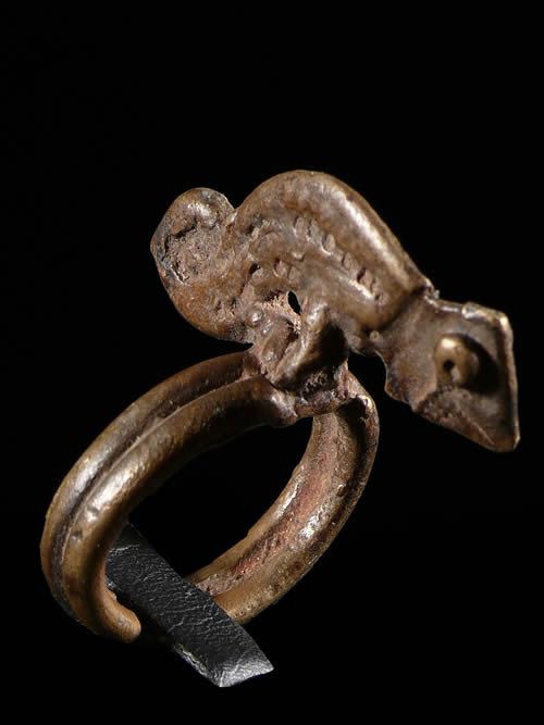 Bague amulette cameleon - Lobi - Burkina Faso
