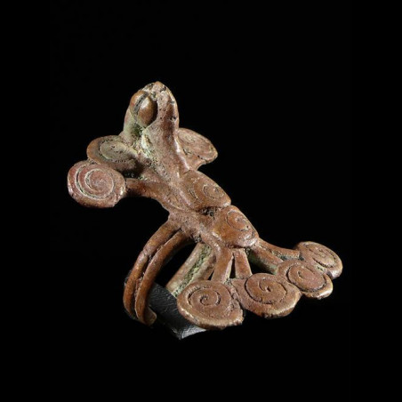 Bague amulette paon - Lobi - Burkina Faso